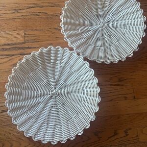 White Wicker Baskets